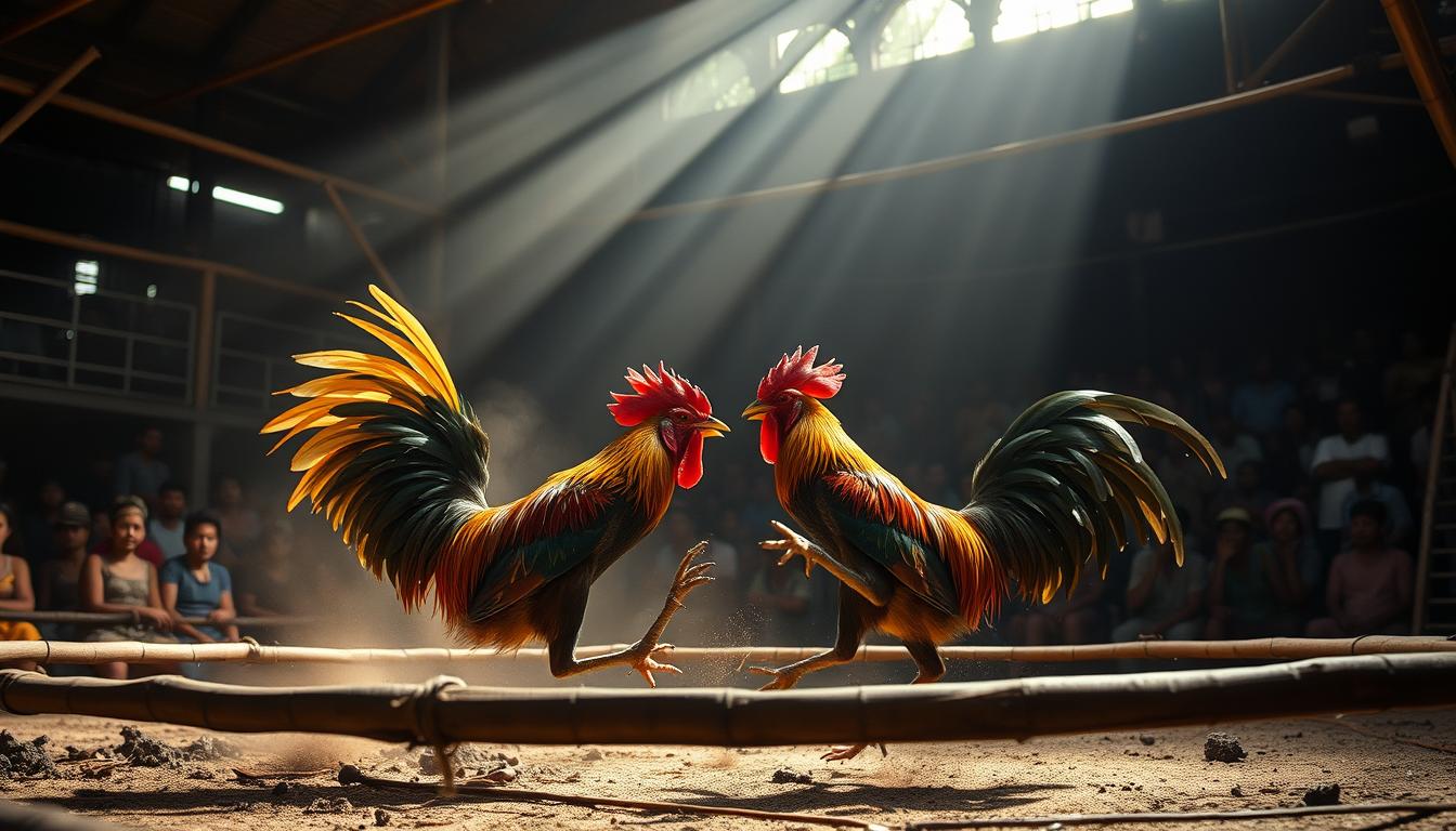 Platform Sabung Ayam dengan Pertandingan Langsung